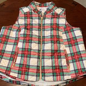 Plaid vest